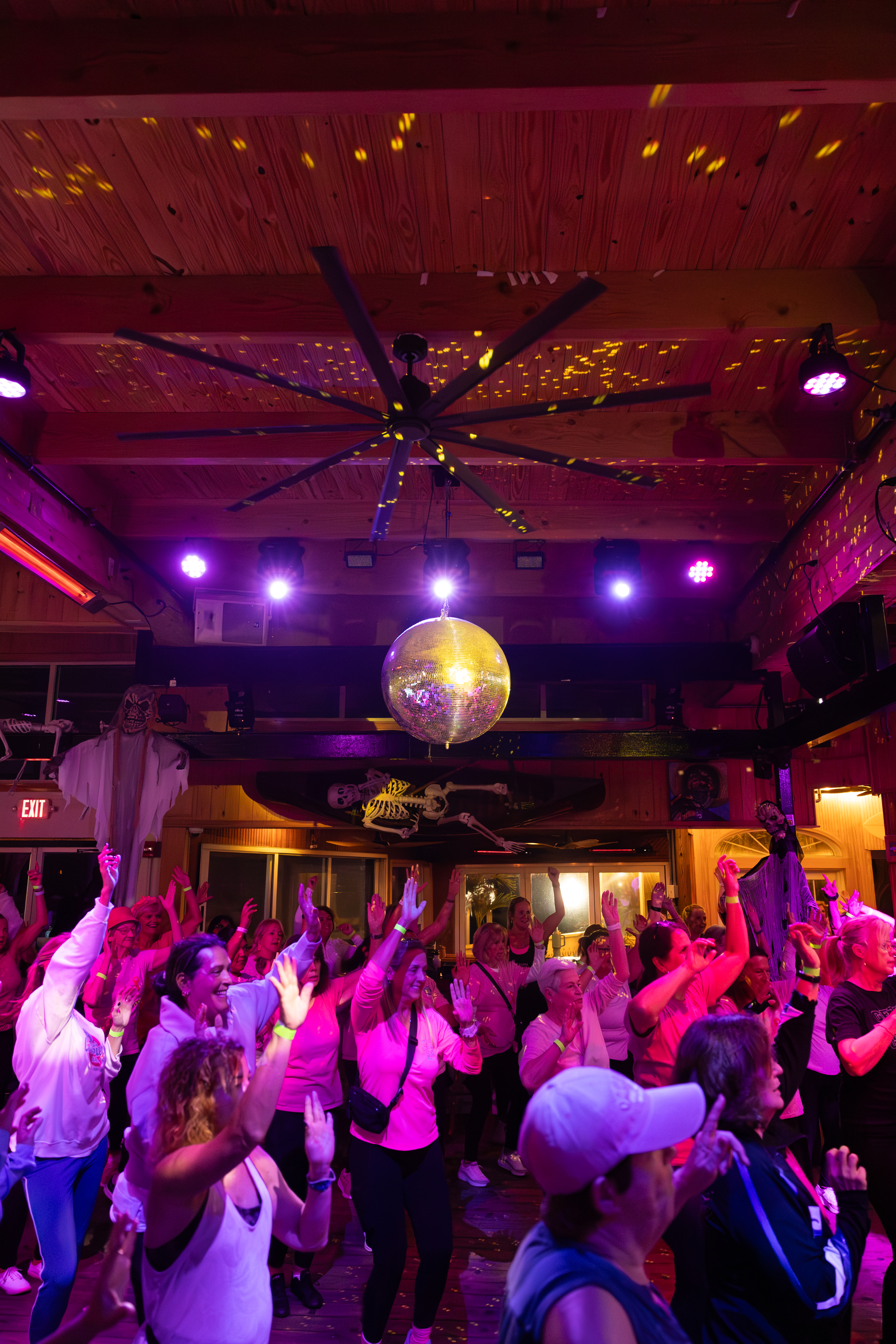 Dancer celebrating